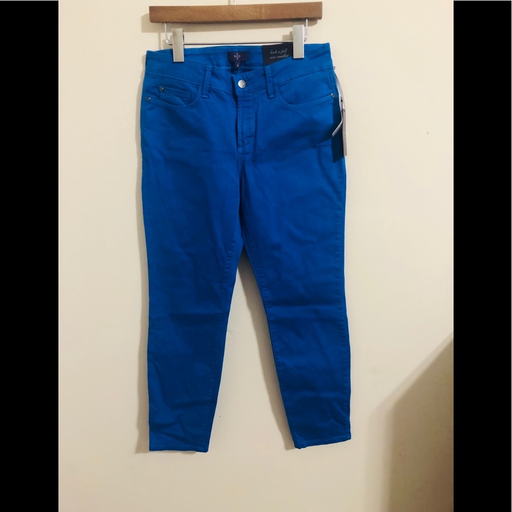 NYD bright blue jeans